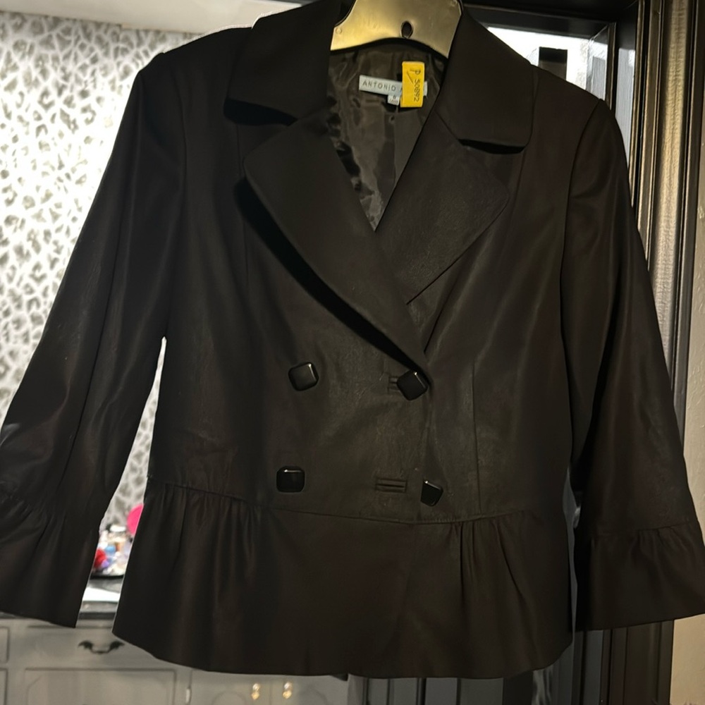 antonio melanie 3/4 length blazer